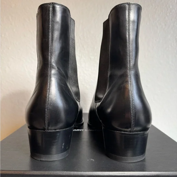 SAINT LAURENT Wyatt 40 Chelsea Boots size 43 - Picture 5 of 8